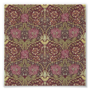 Foto William Morris, Honeysuckle, padrão floral, arte