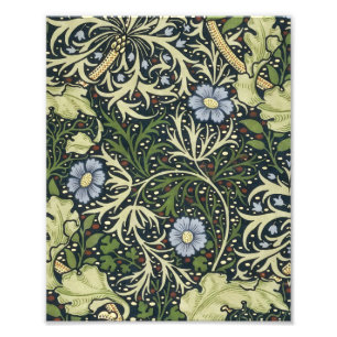 Foto William Morris Seaweed Pattern Floral Vintage Art