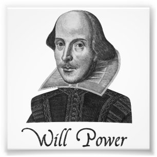 Foto William Shakespeare Will Power