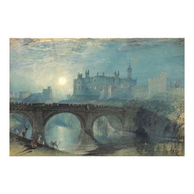 Foto William Turner Alnwick Castle (Frente)