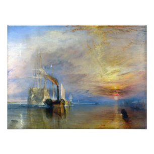 Foto William Turner - O Temeraire em luta