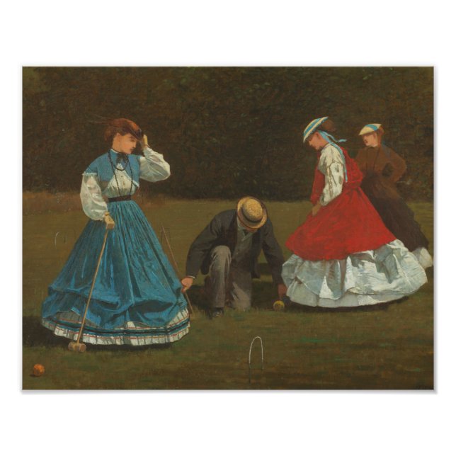 Foto Winslow Homer - Cena Croquet (Frente)