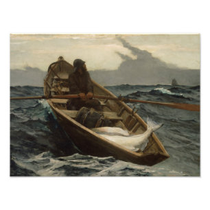 Foto Winslow Homer - o aviso da névoa