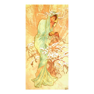 Foto Winter Alfons Mucha Art Nouveau