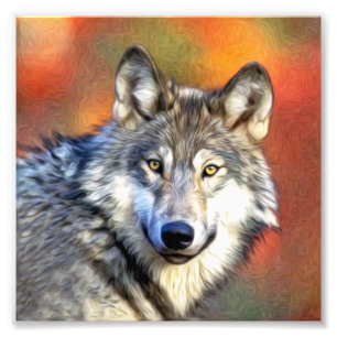 Foto Wolf Art Painting