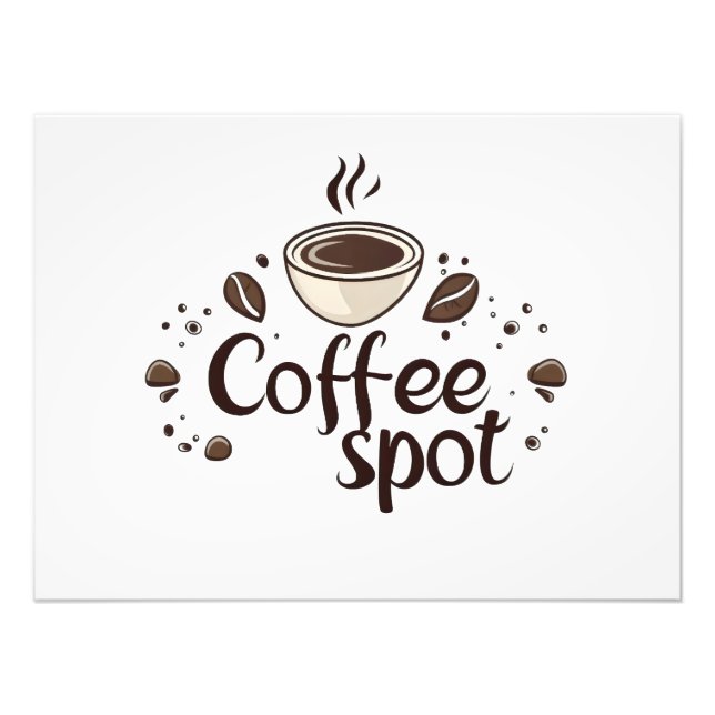 Foto Xícara de Café Coffee Spot (Frente)