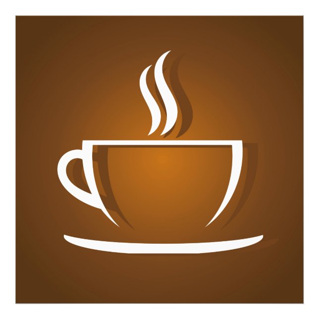 Foto Xícara de café marrom (Frente)