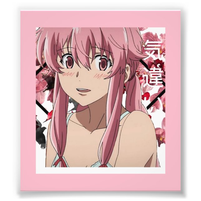 Foto Yuno Gasai Future Diary Pink Poster (Frente)