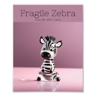 Foto Zebra Frágil: Lidar com cuidado