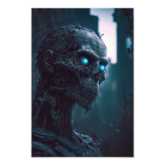 Foto Zombie mit glühenden Augen Design (Frente)