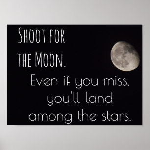 Fotografe para a Lua - impressão de arte