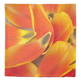 Fotografia alaranjada vibrante das pétalas da