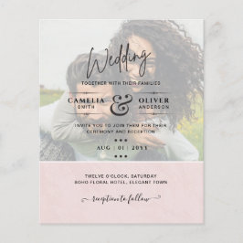 FOTOGRAFIA CONVITE Sobreposição de Orçamento Texto