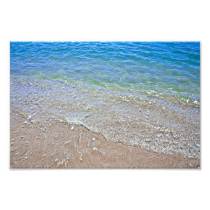 Fotografia da água do abstrato do verde azul