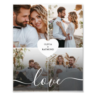 Fotografia da Collagem de Amor design