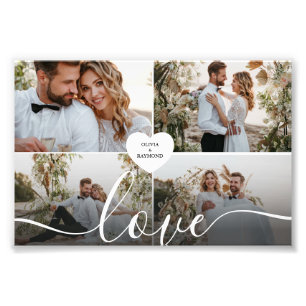 Fotografia da Collagem de Amor design