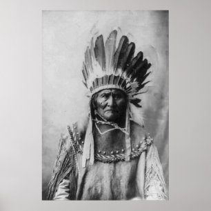 Fotografia da História do Poster Geronimo Preto e 