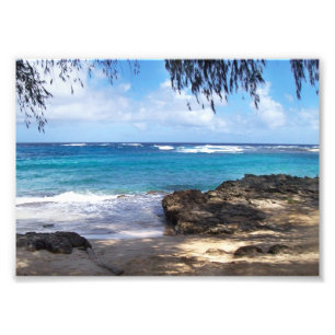 Fotografia da praia de Havaí