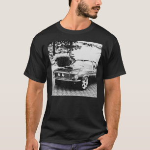 Fotografia de carro branco e preto T-Shirt clássic