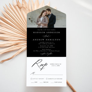 Fotografia de casamento em preto e branco com cali