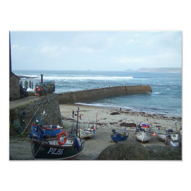 Fotografia de Cornwall para Barcos de Pesca (Frente)