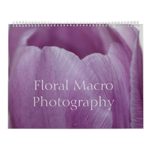 Fotografia de Macro Floral do Calendário