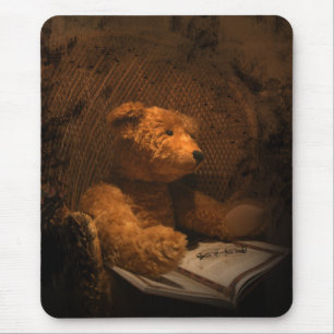 Fotografia de vista velha de Mousepad do urso de
