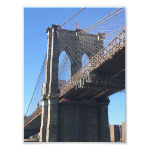 Fotografia do Brooklyn Bridge Sky Nova Iorque NYC