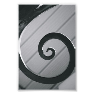 Fotografia G3 4x6 preto e branco da letra do