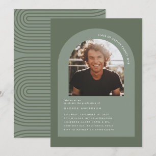 Fotografia geométrica verde mínima da boêmia