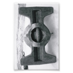 Fotografia I6 4x6 preto e branco da letra do