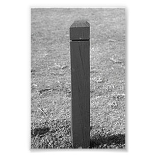 Fotografia L3 4x6 preto e branco da letra do