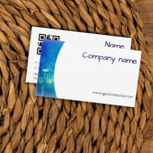 Fotografia mínima de sopro QR Cartão de visita