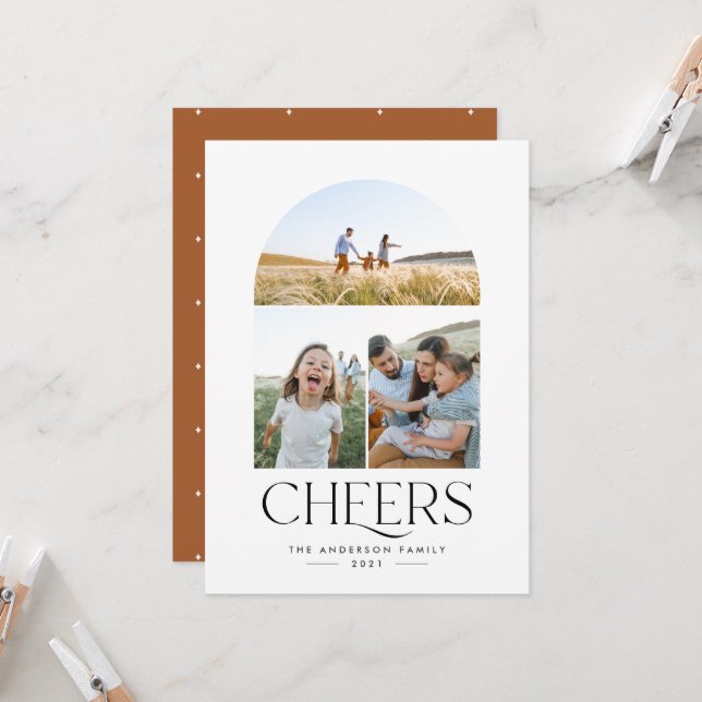 Fotografia moderna 3 ferrugem natalidade elegante (Frente/Verso In Situ)