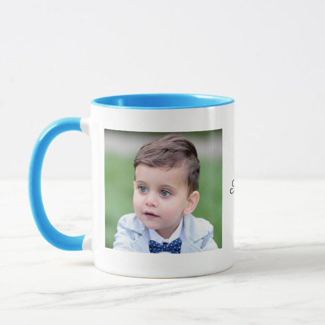 Fotografia personalizada e caneca de texto, caneca (Esquerda)