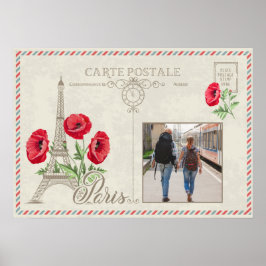 Fotografia personalizada Paris France poster