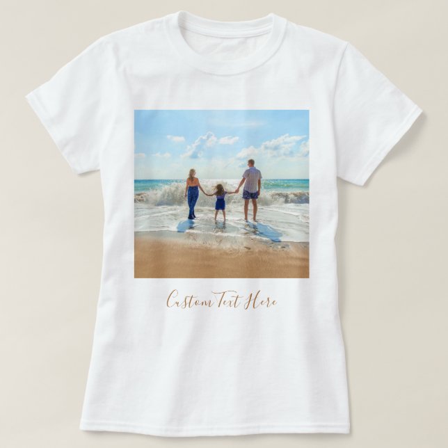 Fotografia personalizada T-Shirt Design (Frente do Design)