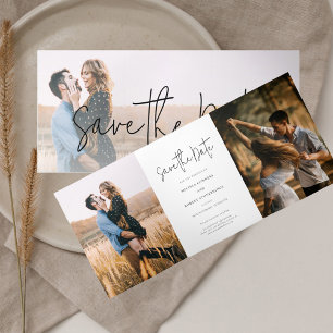 Fotografia Script Wedding Salvar O Cartão Data
