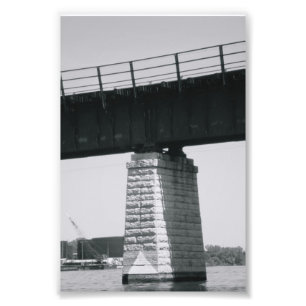 Fotografia T6 4x6 preto e branco da letra do