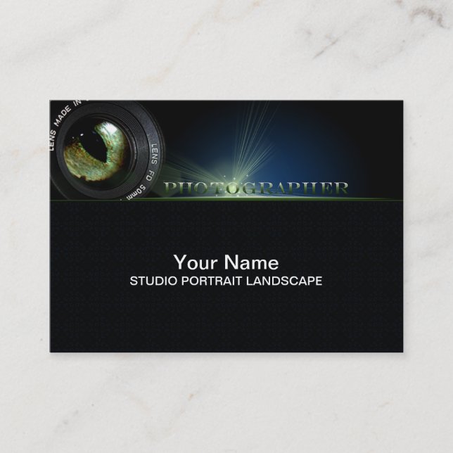 Fotógrafo - Cartão Comercial, Programado (Frente)