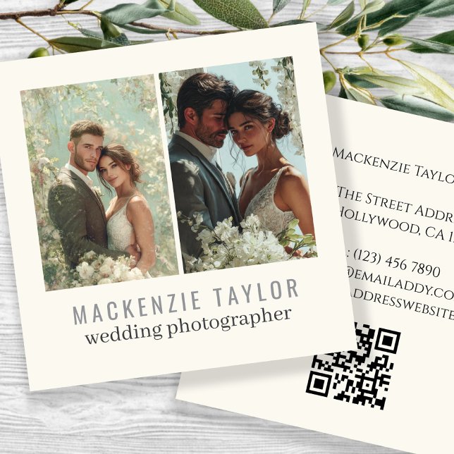 Fotógrafo de Casamento 2 Código QR Personalizado F (Wedding Photographer 2 Photo Personalized QR Code
by Ricaso. Photographs, text &  scannable QR code)
