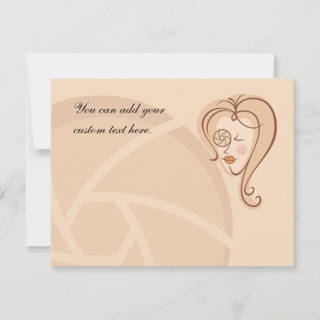 Fotógrafo feminino (Frente)