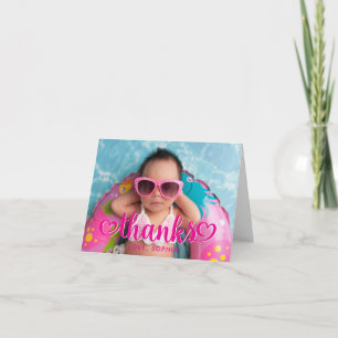 Fotos de Agradecimento com Corações Lindos Rosa Qu