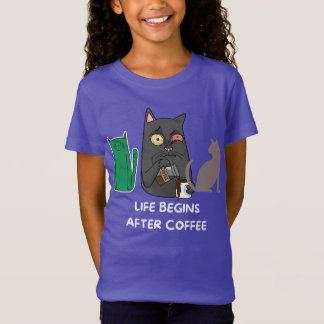 Fotos de camisetas de gatos para amantes de café