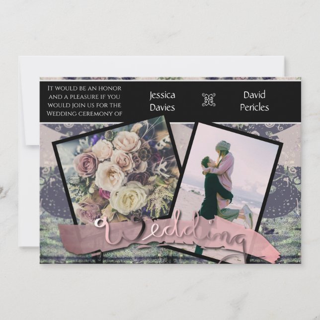 Fotos de Convites de Casamento (Frente)