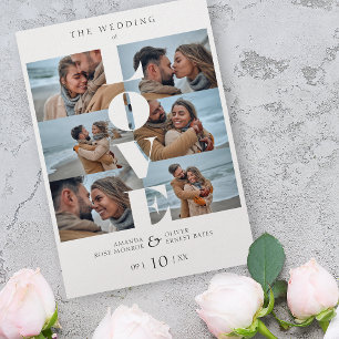 Fotos do Casamento de Colagem Branca de Tendência