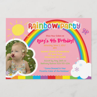 Fotos do grupo Rainbow Convites para meninas