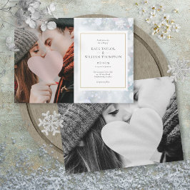 Fotos dos Primeiros Flocos de Neve Convite de Casa