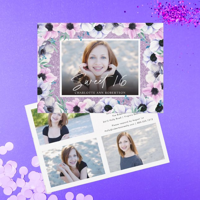 Fotos Florais Da Glitter Doce 16 Festa de aniversá (Criador carregado)