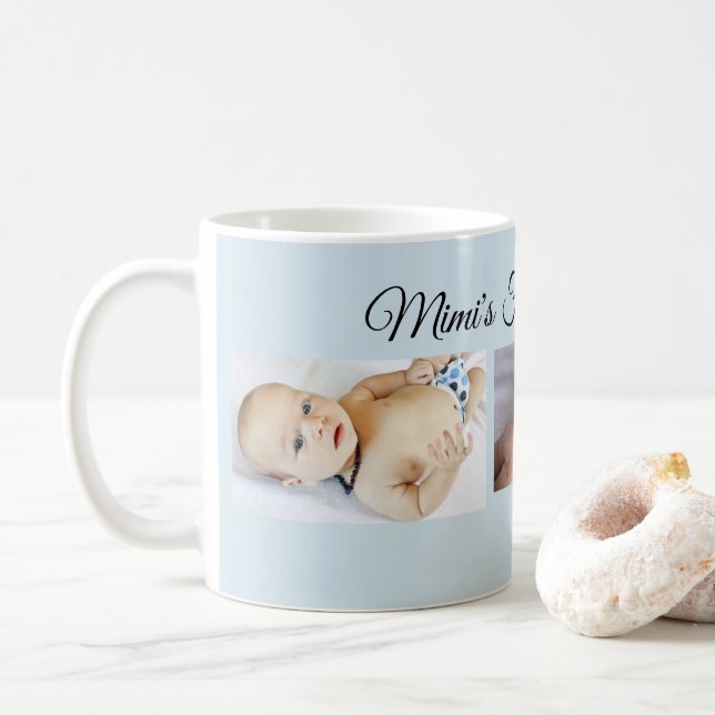 Fotos personalizadas favoritas da caneca de café (Com Donut)